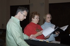 Small group rehearsal 1