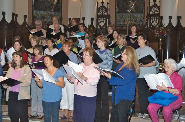 Rehearsal with soloists 3