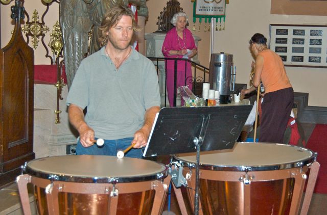 Tympanist Allen Biggs