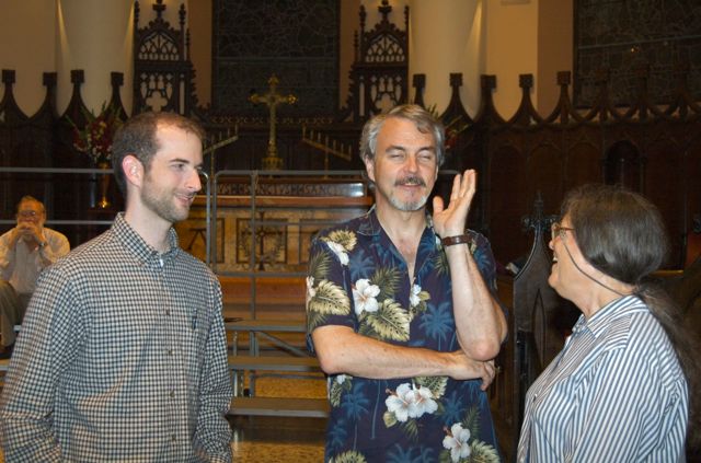 Soloists Dan Cromeenes, William Neely, President Helene Whitson
